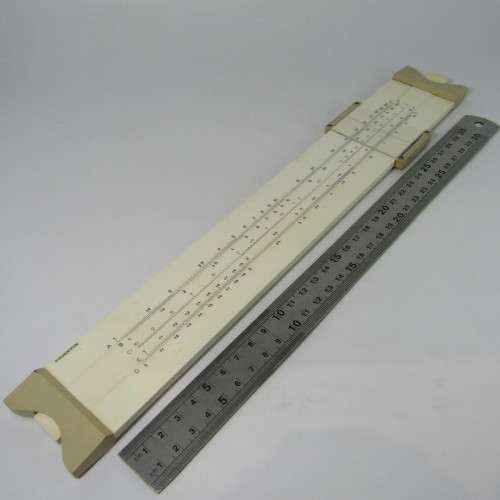 Thorton PIC slide ruler - vintage - excellent condition - in case with instructions
