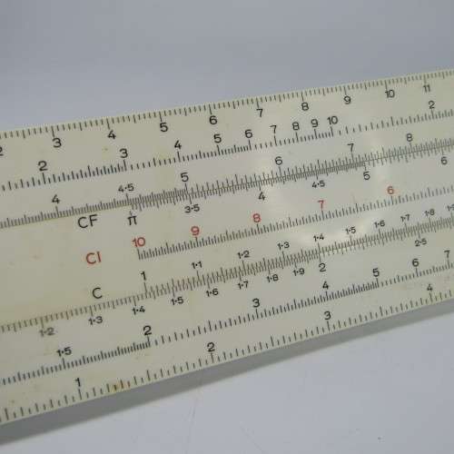 Thorton PIC slide ruler - vintage - excellent condition - in case with instructions