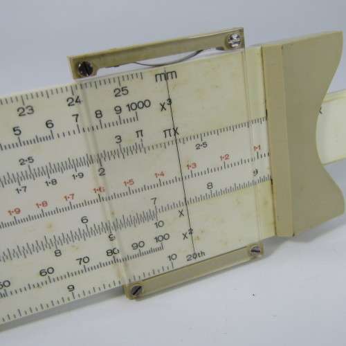 Thorton PIC slide ruler - vintage - excellent condition - in case with instructions