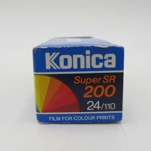 Konica super SR 200 film 24/110 exposures - expired May 1993