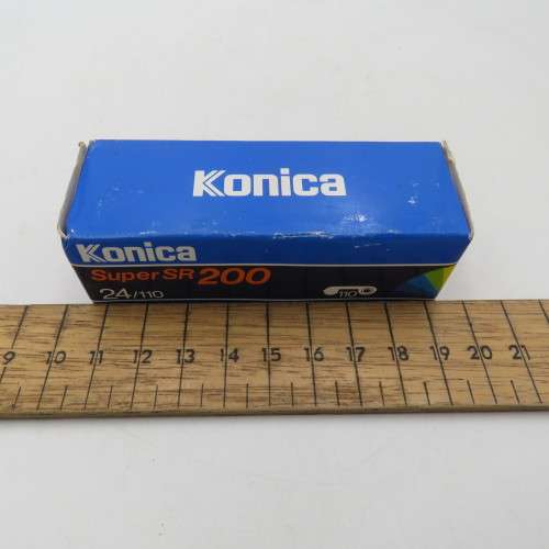 Konica super SR 200 film 24/110 exposures - expired May 1993