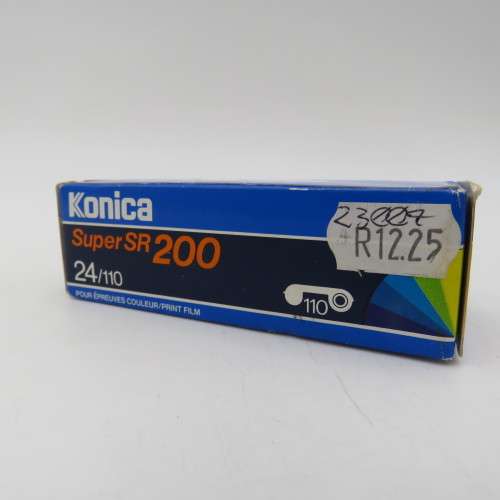 Konica super SR 200 film 24/110 exposures - expired May 1993