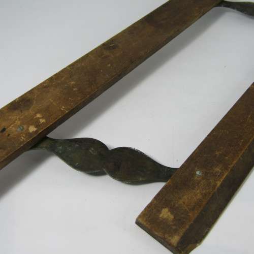 Vintage wooden parallel drawing instrument