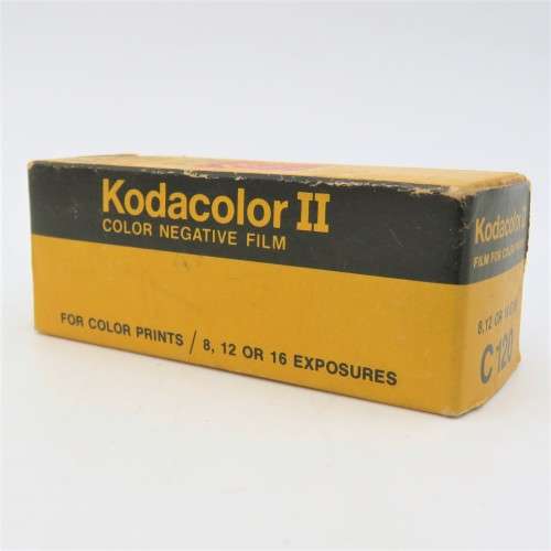 Kodacolor 2 film C120 - expired Sep 1976 - sealed in box