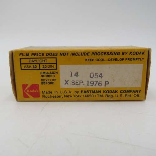 Kodacolor 2 film C120 - expired Sep 1976 - sealed in box