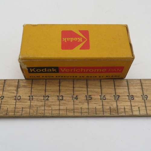 Kodak verichrome pan VP120 films - expired 09/1979 - unused and unopened