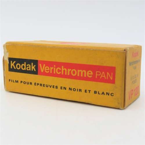 Kodak verichrome pan VP120 films - expired 09/1979 - unused and unopened