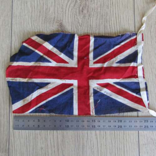 String of British banting flags