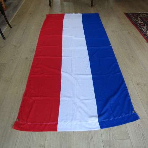 Blue, White and Red banner flag - very long - 206 x 119cm