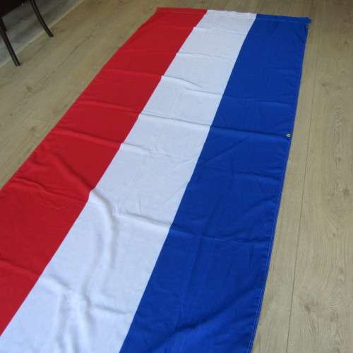 Blue, White and Red banner flag - very long - 206 x 119cm