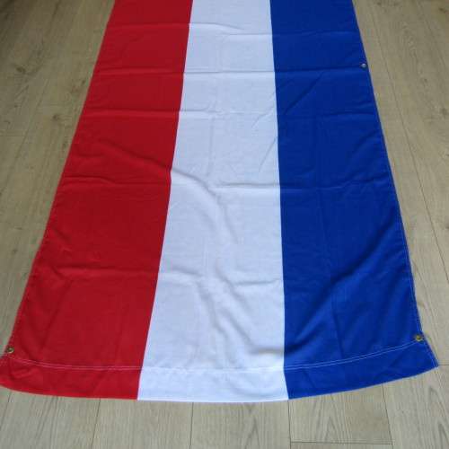 Blue, White and Red banner flag - very long - 206 x 119cm