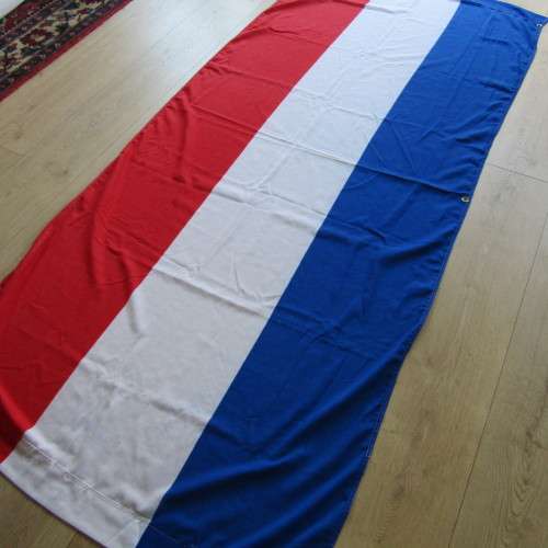 Blue, White and Red banner flag - very long - 206 x 119cm