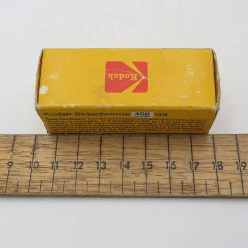 Kodak Ektachrome 400 film EL120 - expired 3/1980 unused and unopened