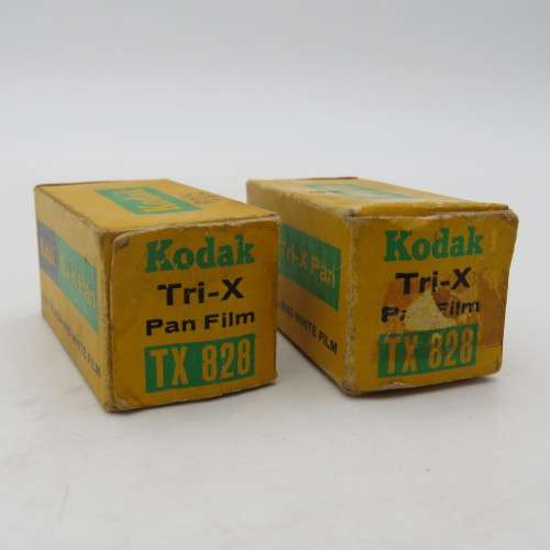 Kodak Tri-X pan film - TX 828 - 2 films unused - long expired