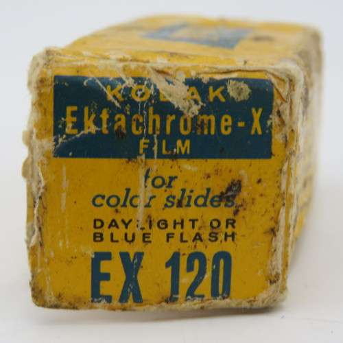 Kodak exactachrome X - EX 120 film - expired July 1969 - unused
