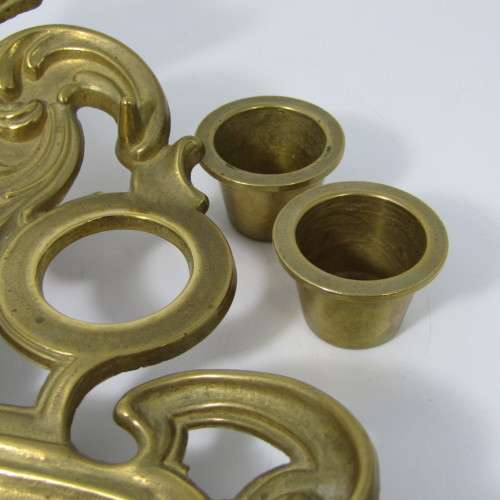 Vintage brass fountain pen stand