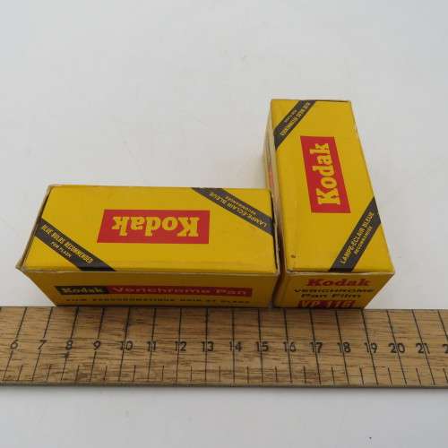 Kodak verichrome pan VP116 black and white - expired September 1970 - unused and unopened