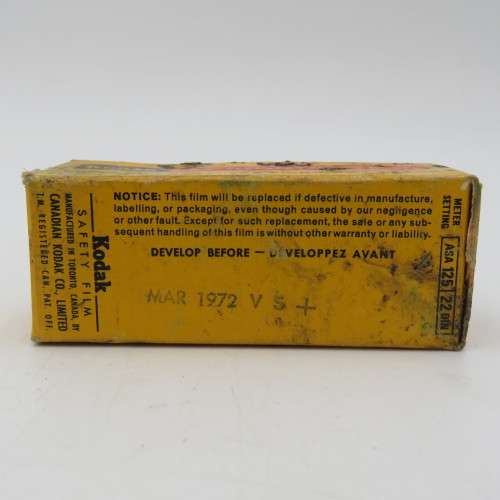 Kodak verichrome pan VP120 film unused - expired March 1972