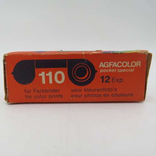 Afgacolor pocket special CN-110-12 film - expired May 1977 - unused