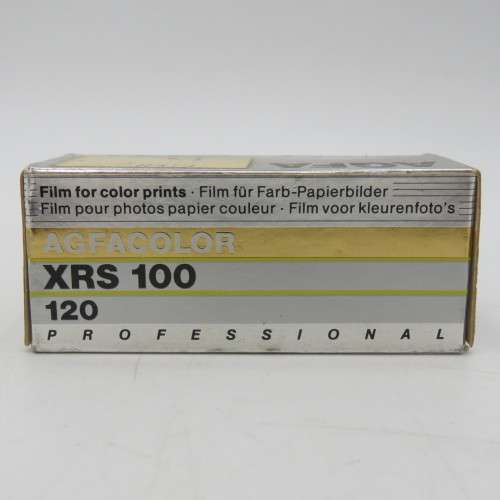 Agfa Agfacolor XRS100-120 film - expired 12/1991 - unused and unopened