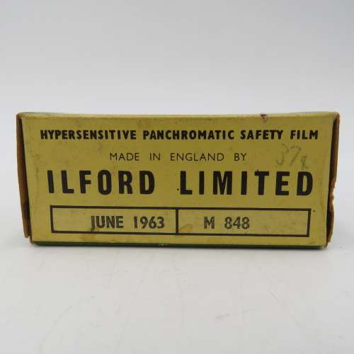 ILFORD limited HP3 film 120 expired June 1963 - unused and unopened