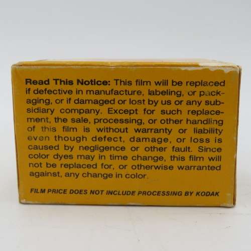 Kodak ektachrome 200 professional film - expired Jan 1979 EPD 135-36 - unused and unopened