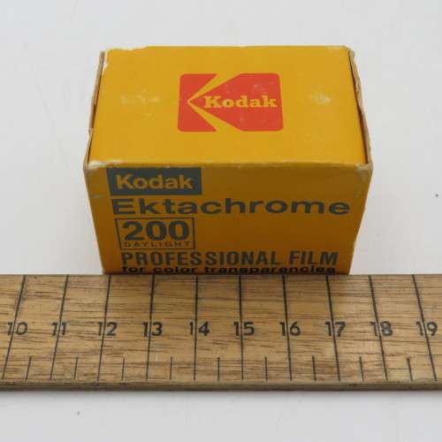 Kodak ektachrome 200 professional film - expired Jan 1979 EPD 135-36 - unused and unopened