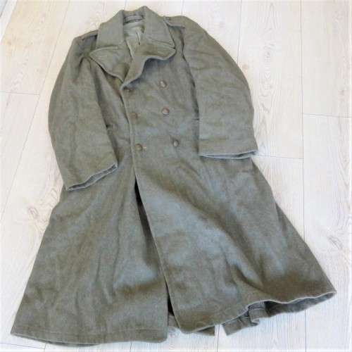 Old Military wool trench coat