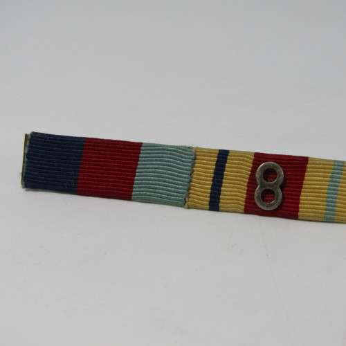 4 Medal bar with 8th Army clasp