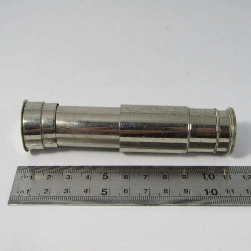 Vintage French foldable Universal microscope - unusual with instructions