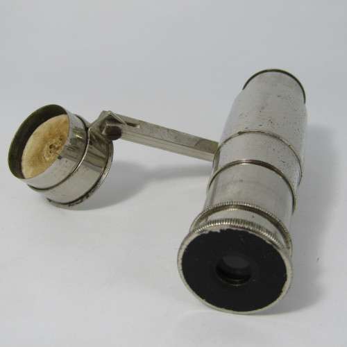 Vintage French foldable Universal microscope - unusual with instructions