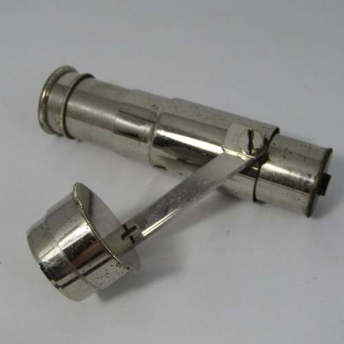 Vintage French foldable Universal microscope - unusual with instructions