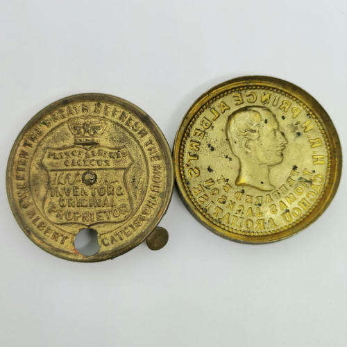 Vintage Prince Albert breath refreshment coin tin