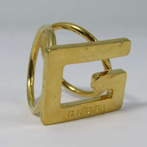 Vintage GUCCI scarf ring