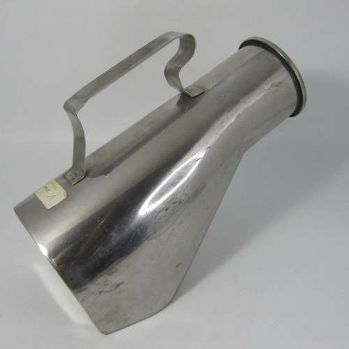 Vintage stainless steel male bed urinal