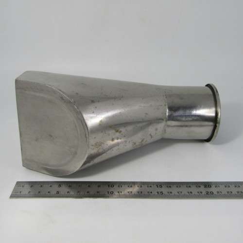 Vintage stainless steel male bed urinal