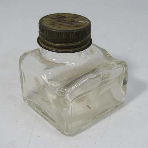 Vintage Stephens ink pot with pen rest
