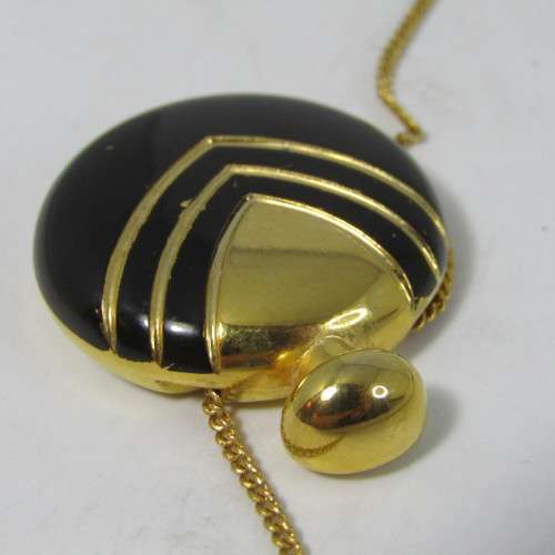 Lancome Magie Noire perfume pendant and necklace
