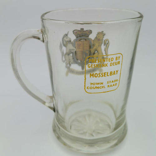 Very unusual 1953 Coronation cup - issued by Mossel Bay Town Council