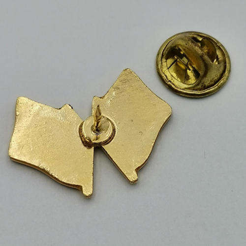 Vintage Sweden / France pin badge