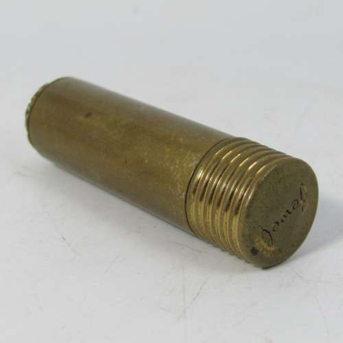 Antique brass lipstick lighter - needs flint