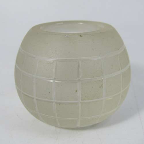 Vintage glass salt