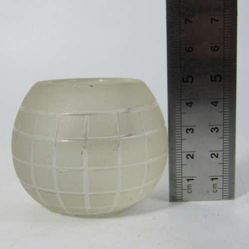 Vintage glass salt