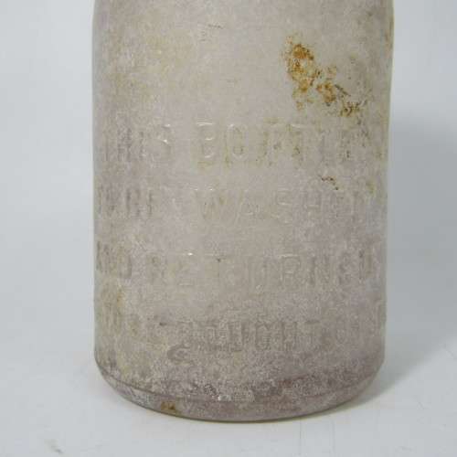 Lot of 6 named antique bottles