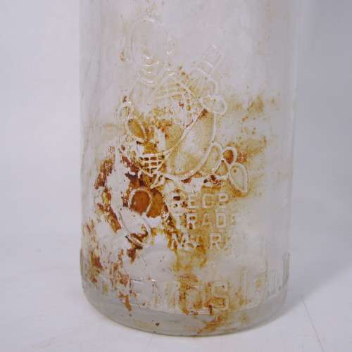 Lot of 6 named antique bottles