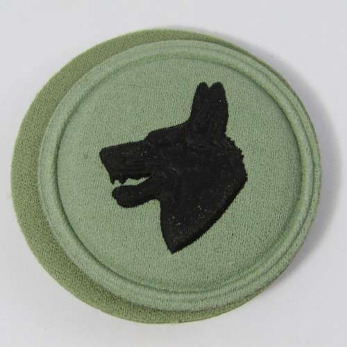SANDF Dog handler qualification badge - embossed