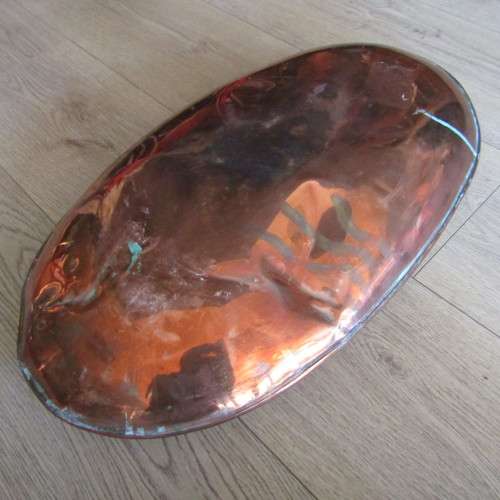 Antique copper foot warmer / bed warmer - rare piece