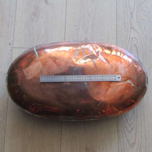 Antique copper foot warmer / bed warmer - rare piece