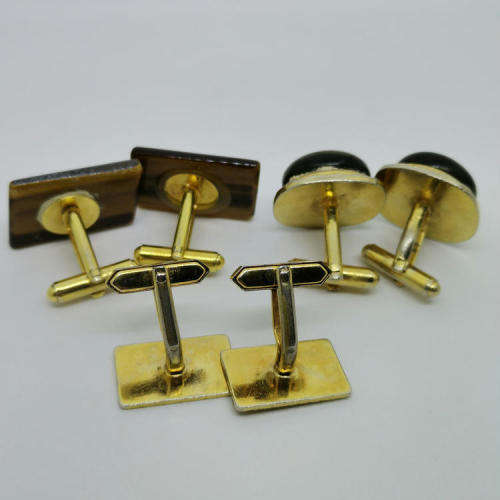 Lot of 3 sets of cufflinks