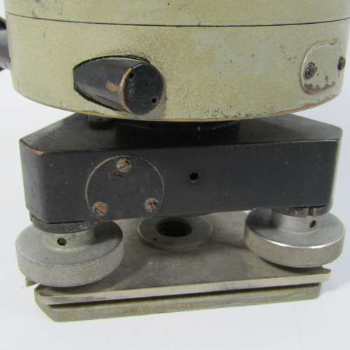 Vintage Carl Zeiss TH.IV theodolite in case - top spirit level broken